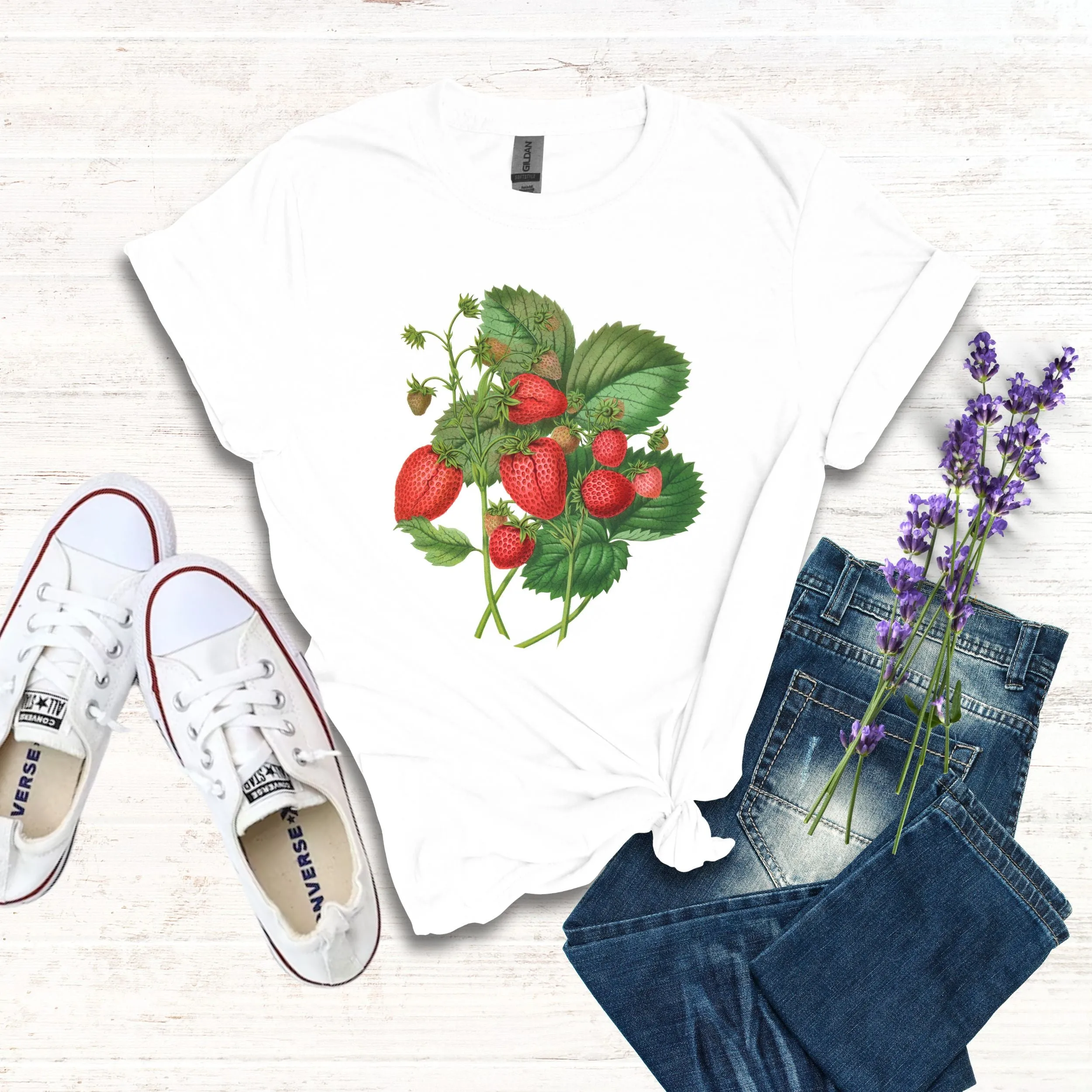 Aardbezien Strawberry Tee