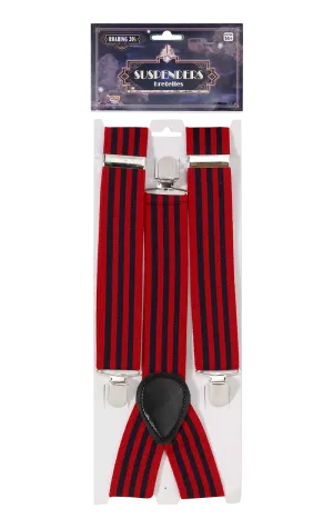 Adult Striped Trouser Braces