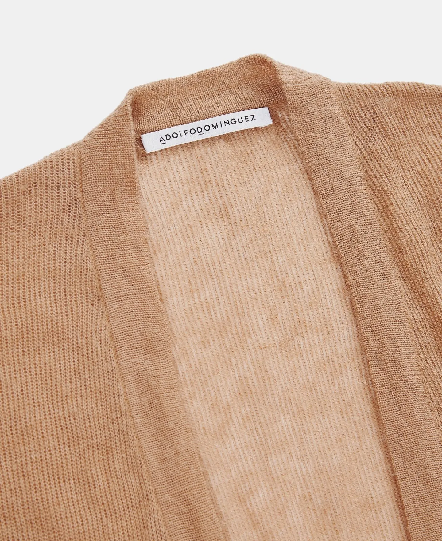 Camel Merino And Alpaca Long Cardigan