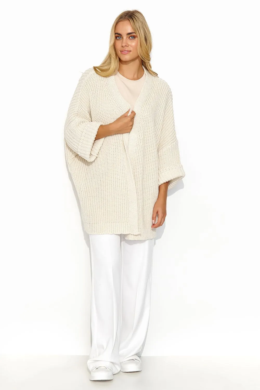 Cardigan model 192332 Makadamia