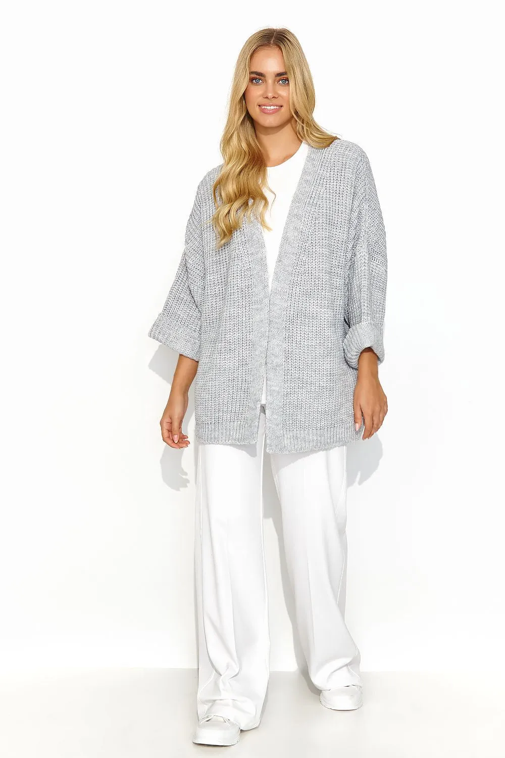 Cardigan model 192332 Makadamia