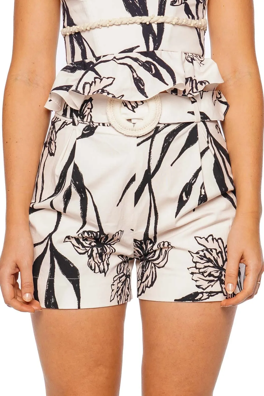 Iris Belted High Waist Short