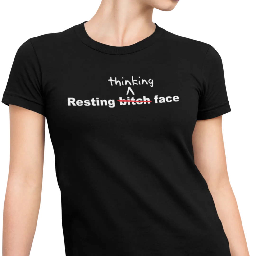 Resting Thinking Face - Women's T-shirt