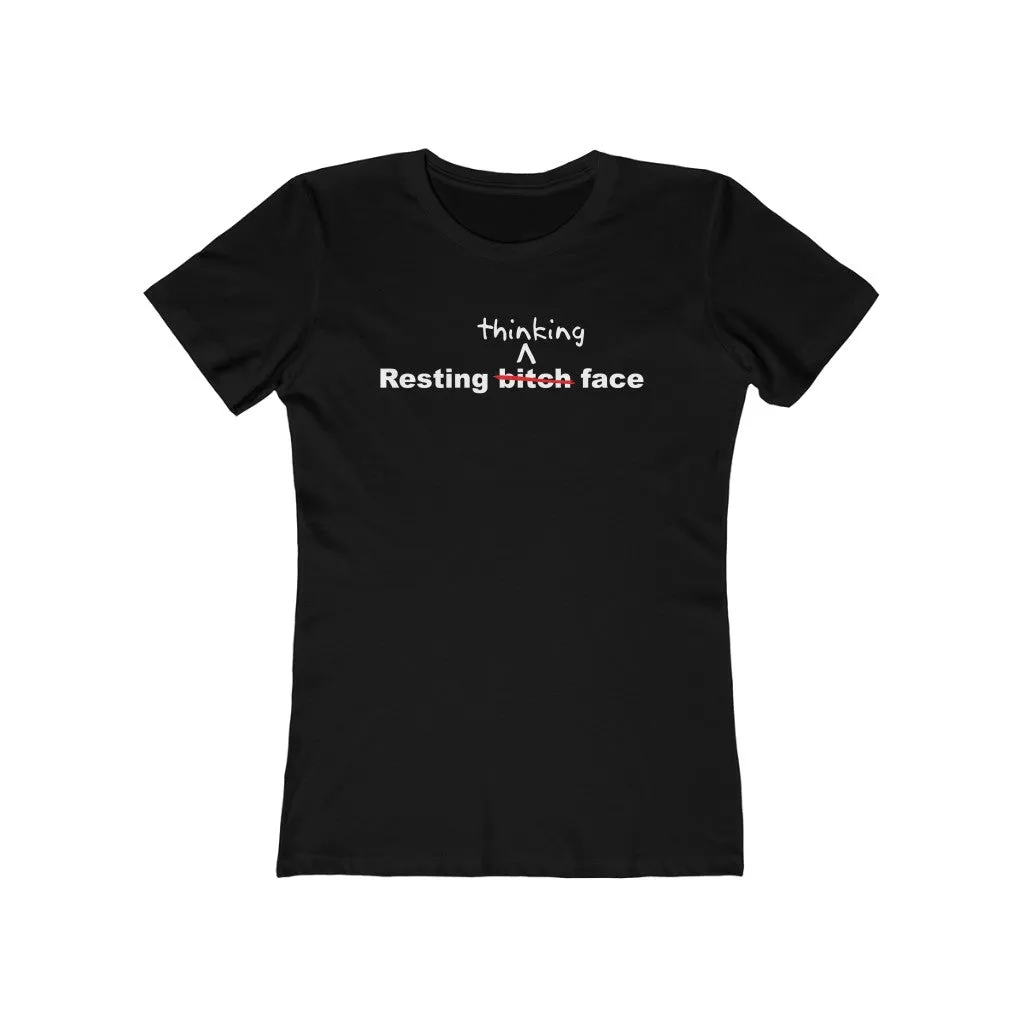 Resting Thinking Face - Women's T-shirt