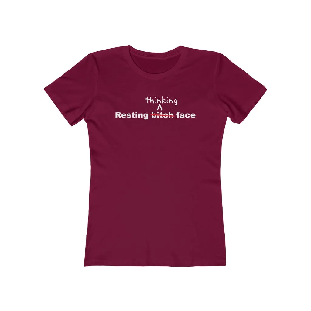 Resting Thinking Face - Women's T-shirt