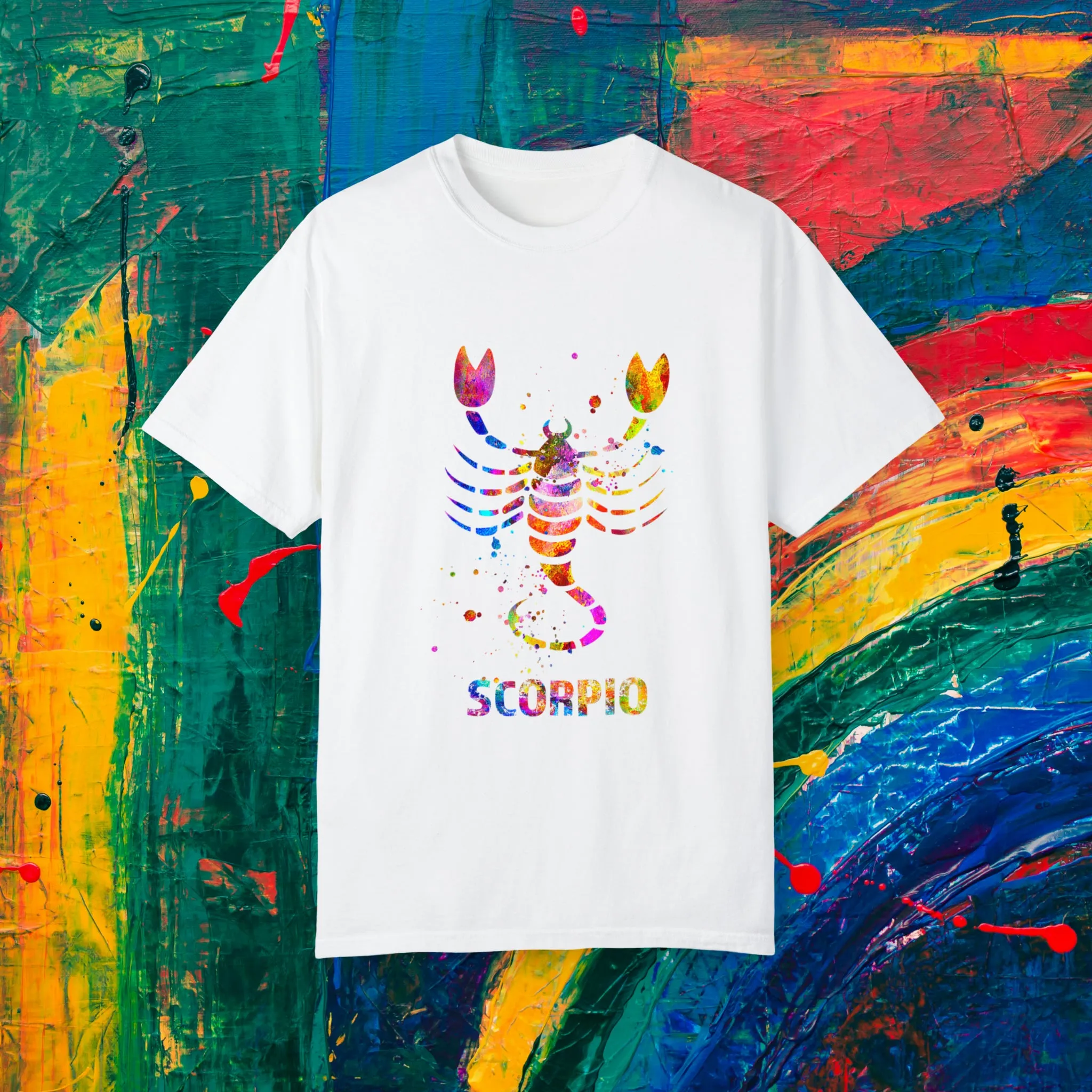 Scorpio Watercolor Unisex Garment-Dyed T-shirt