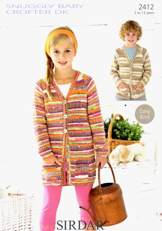 Sirdar 2412 Baby Crofter DK Cardigans