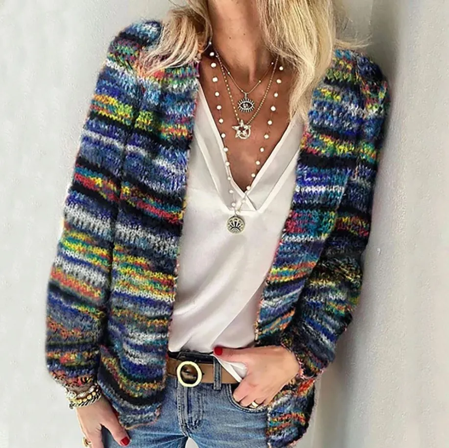 Sylvia™ | Comfortable Printed Cardigan