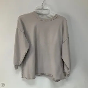 Top Long Sleeve By Adriano Goldschmied In Beige, Size: S