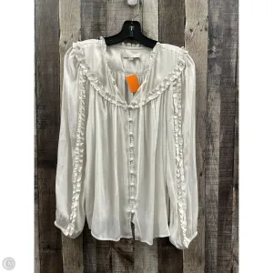 Top Long Sleeve By Loft In Beige, Size: Lp