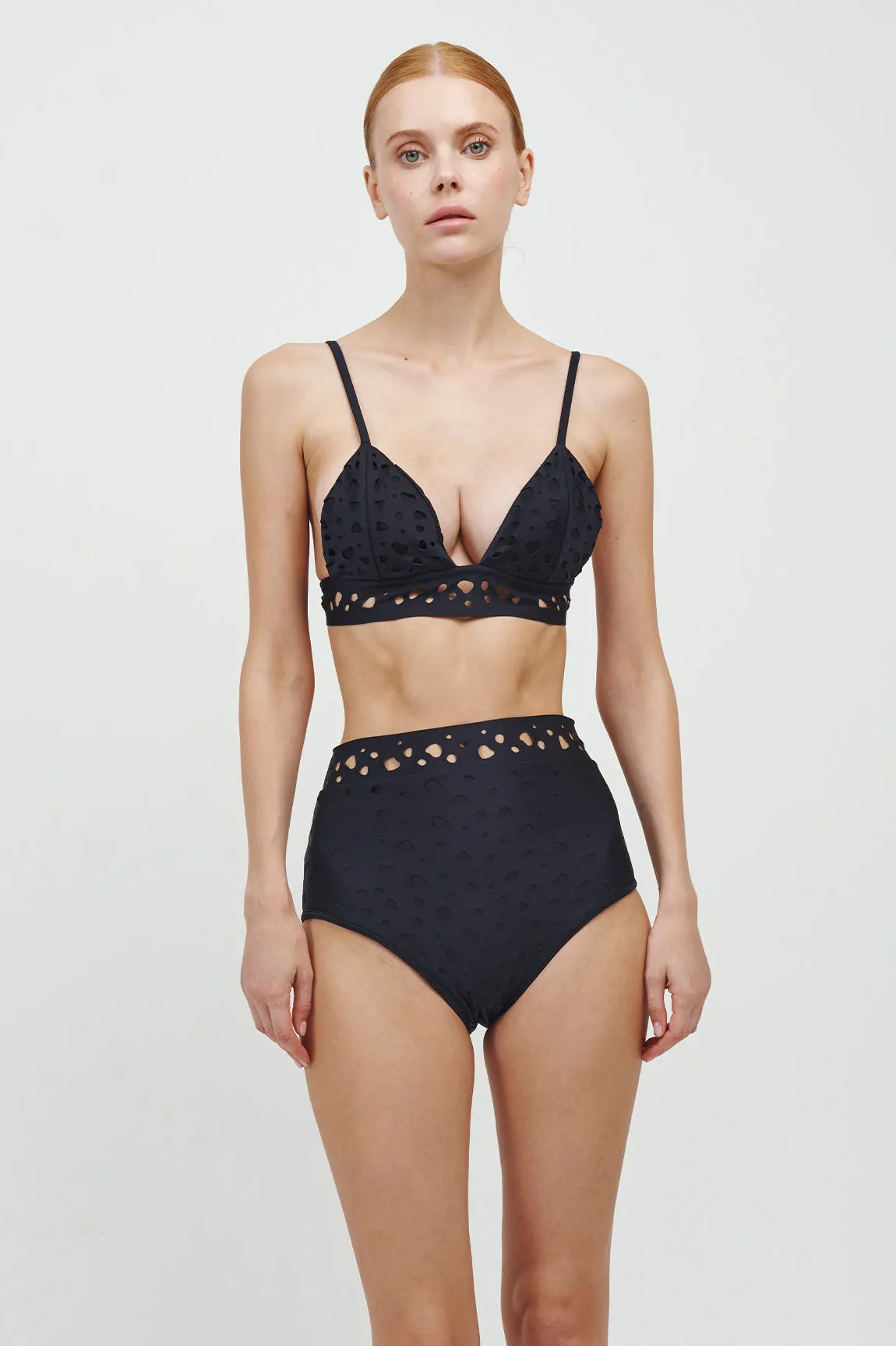 Top The Dotted Swimmer Black
