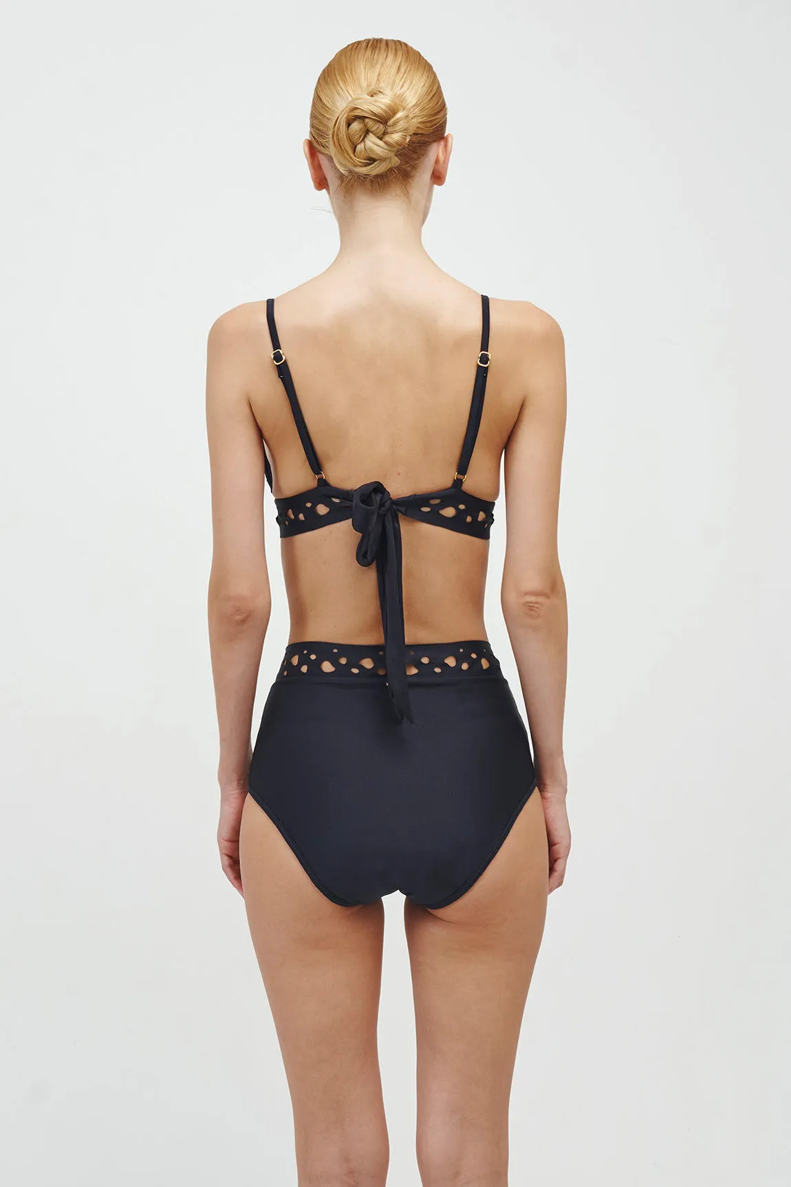 Top The Dotted Swimmer Black