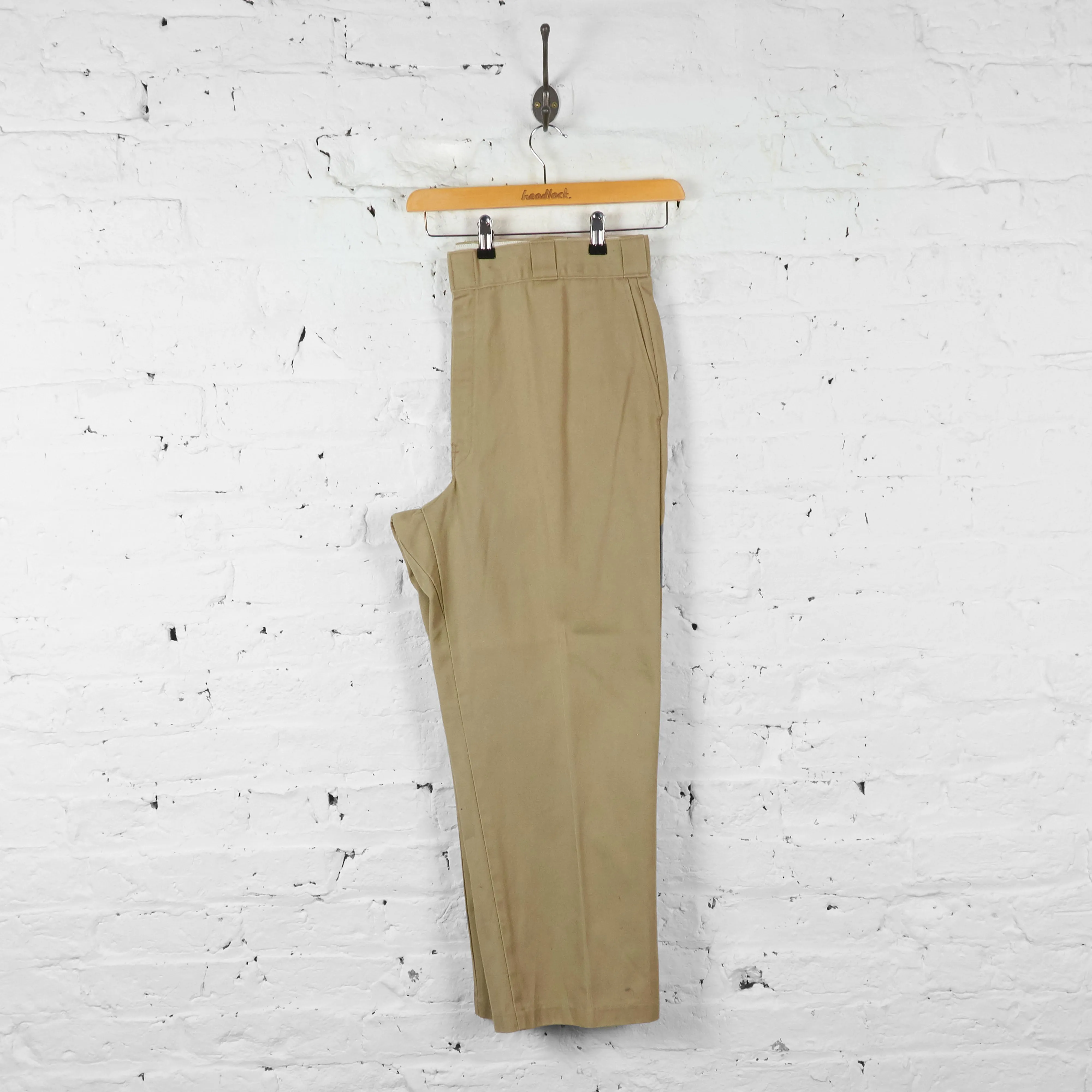 Vintage Dickies Cargo Trousers - Beige - XL