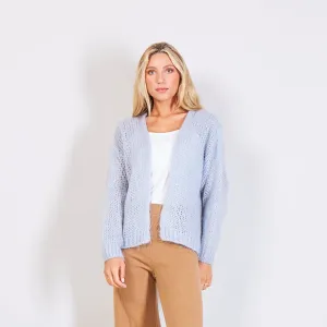 Wholesale chunky-knit buttonless cardigan