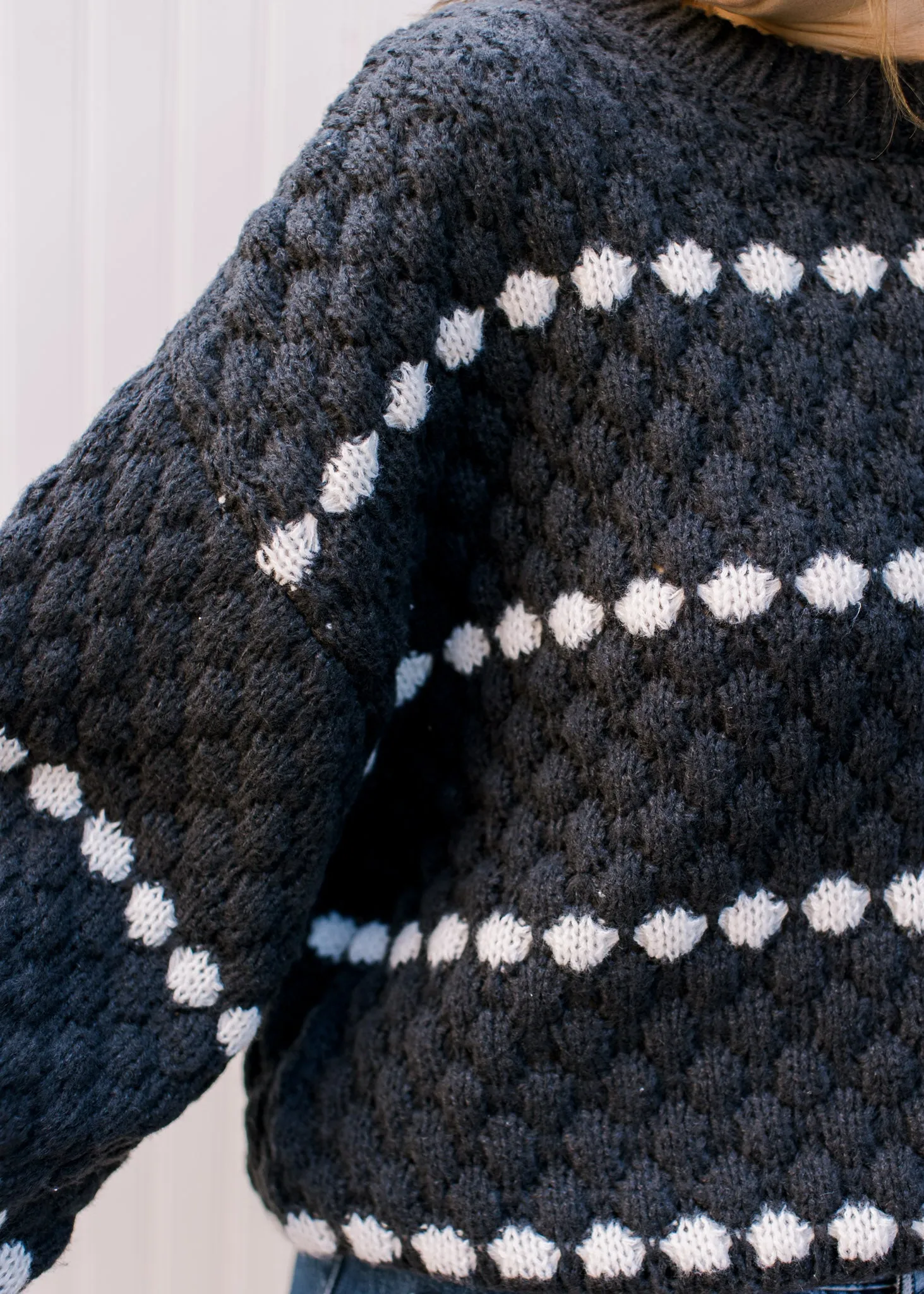 XZ On the Dotted Line Sweater